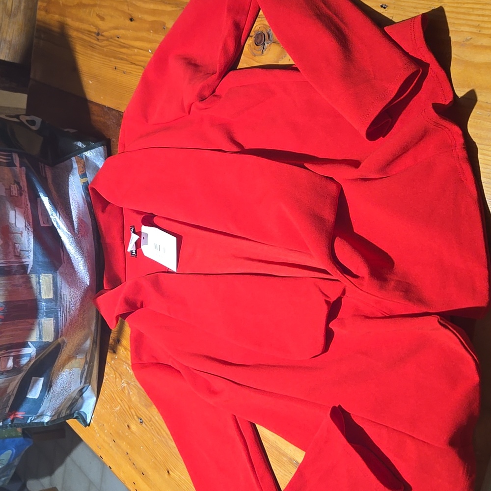 Nwt Heimish Usa Sz M Vibrant Red Blazer